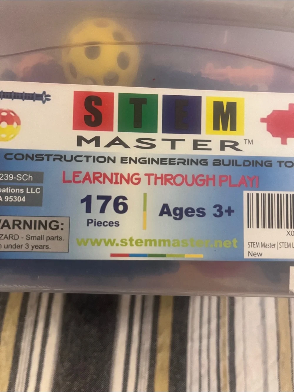 STEM master Construction engineering building toys 176 pc #155